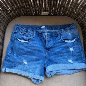 Distressed Old Navy Boyfriend Shorts